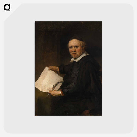 アートポストカード-Lieven Willemsz van Coppenol by Rembrandt van Rijn - レンブラント ファン レイン Postcard.