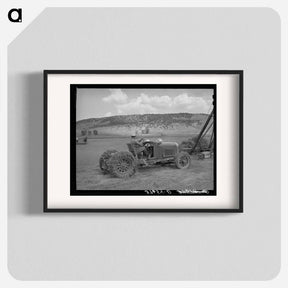 アートポスター-Homemade Tractor
 - ラッセル リー Poster.