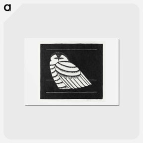 アートポストカード-Snowy Owl
 - サミュエル ジェスルン Postcard.