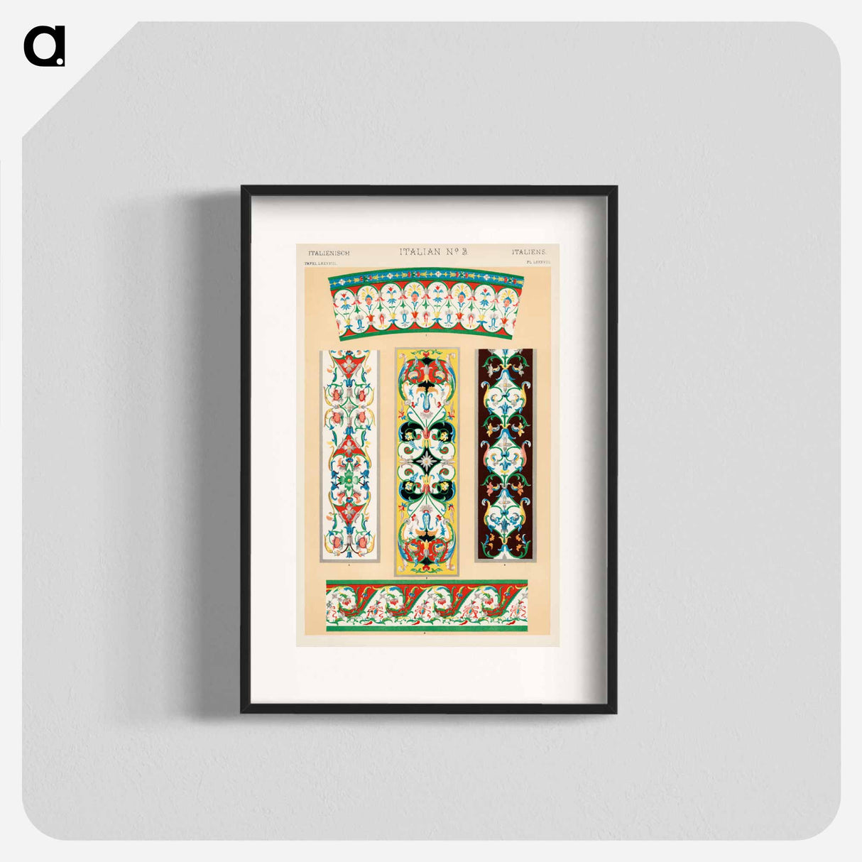 アートポスター-Nineteenth-Century Ornament Pattern
 - 装飾の文法 Poster.
