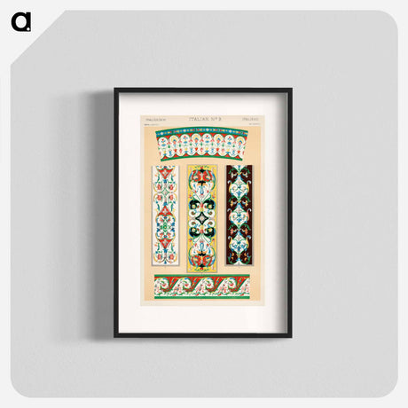 アートポスター-Nineteenth-Century Ornament Pattern
 - 装飾の文法 Poster.