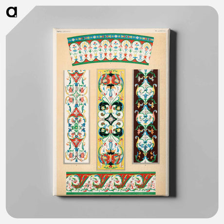 アートパネル-Nineteenth-Century Ornament Pattern
 - 装飾の文法 Canvas.