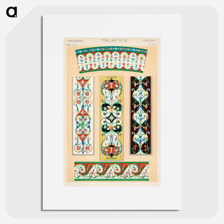 アートポスター-Nineteenth-Century Ornament Pattern
 - 装飾の文法 Poster.