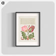 アートポスター-Tulips, Insect, and Worm from Mira Calligraphiae Monumenta
 - 書道のお手本 Poster.