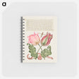 アートメモ帳-Tulips, Insect, and Worm from Mira Calligraphiae Monumenta
 - 書道のお手本 Memo.