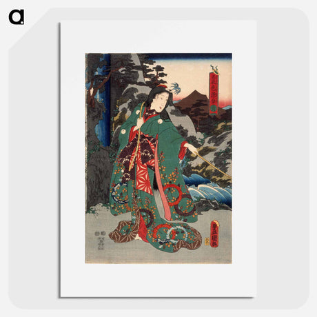 アートポスター-Green
 - 歌川 国貞 Poster.