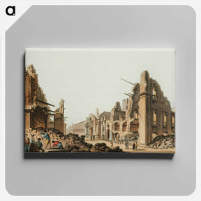 アートパネル-Views in the Ottoman Dominions, in Europe, in Asia, and some of the Mediterranean islands - オスマン帝国領内の景色 Canvas.