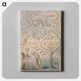 アートパネル-Songs of Innocence and of Experience, Plate 2, Innocence Title Page - ウィリアム ブレイク Canvas.