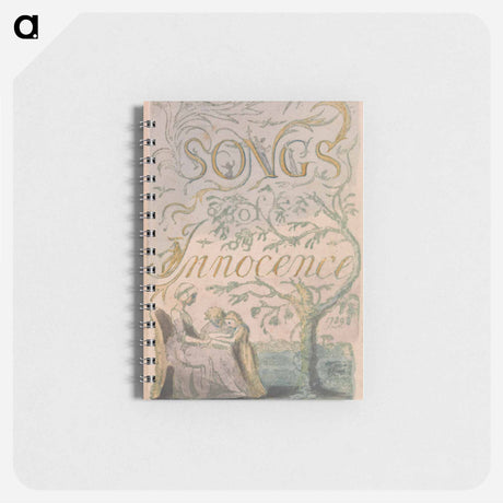 アートメモ帳-Songs of Innocence and of Experience, Plate 2, Innocence Title Page - ウィリアム ブレイク Memo.