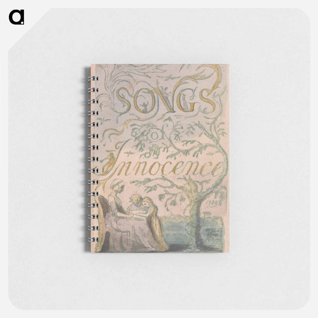 アートメモ帳-Songs of Innocence and of Experience, Plate 2, Innocence Title Page - ウィリアム ブレイク Memo.