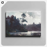 Adirondack Lake - Winslow Homer Canvas.