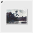 アートポストカード-Adirondack Lake - ウィンスロー ホーマー Postcard.