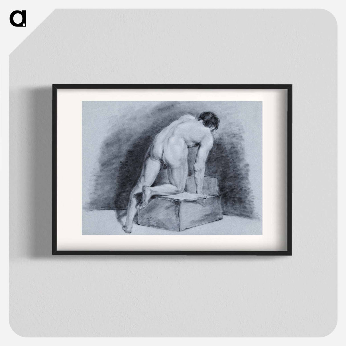 Male nude - アールト シューマン Poster.