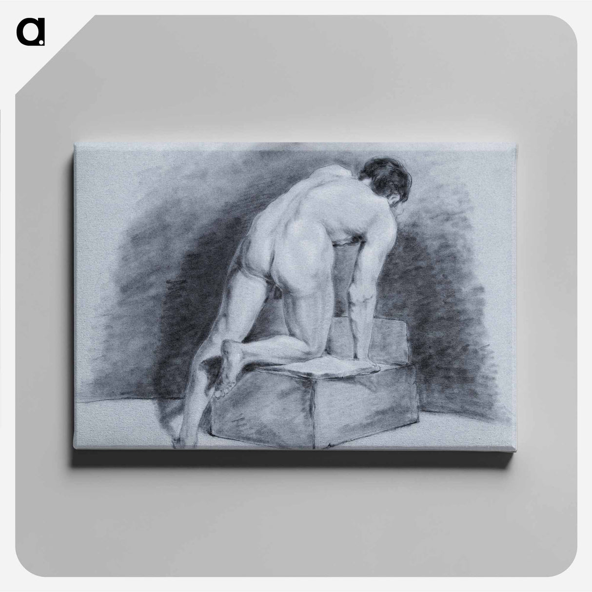Male nude - アールト シューマン Canvas.