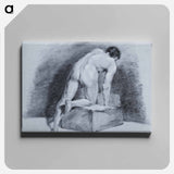 Male nude - アールト シューマン Canvas.