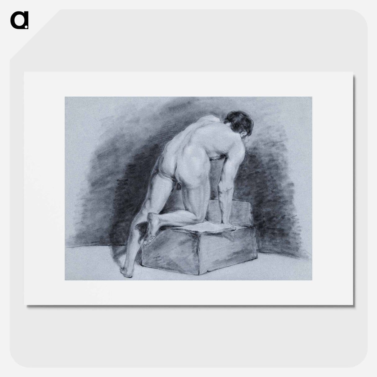 Male nude - アールト シューマン Poster.