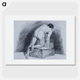 Male nude - アールト シューマン Poster.