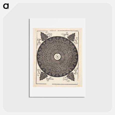 アートポストカード-Knob with white medallion - アルブレヒト デューラー Postcard.