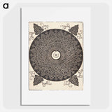 アートポスター-Knob with white medallion - アルブレヒト デューラー Poster.