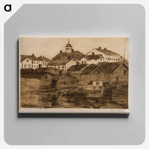 Porvoo - アルフレッド ウィリアム フィンチ Canvas.