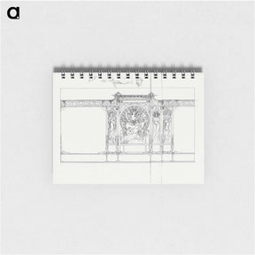 アートメモ帳-Panel with variants of the Fouquet boutique - アルフォンス ミュシャ Memo.