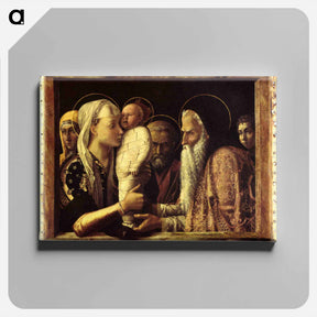 アートパネル-Presentation of Christ in the temple - アンドレア マンテーニャ Canvas.
