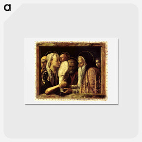 アートポストカード-Presentation of Christ in the temple - アンドレア マンテーニャ Postcard.