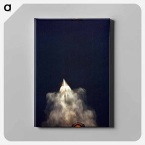 アートパネル-Liftoff of the Apollo 11 lunar landing mission - アポロ月面着陸 Canvas.