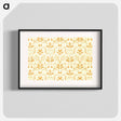 アートポスター-Yellow Botanical Pattern
 - 大英図書館 Poster.