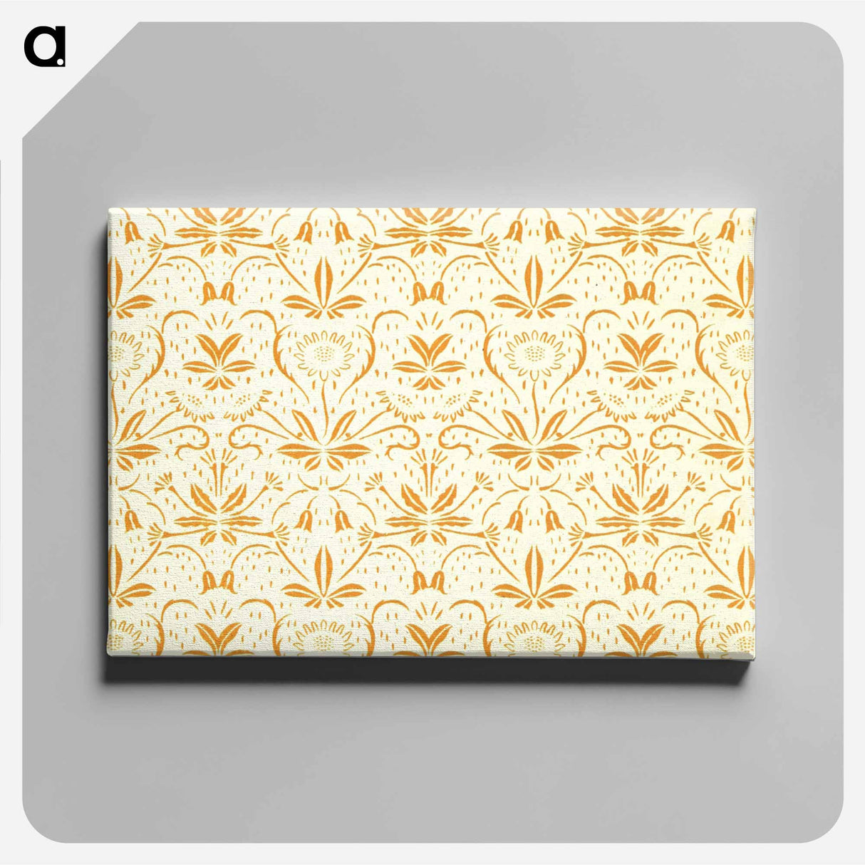 アートパネル-Yellow Botanical Pattern
 - 大英図書館 Canvas.