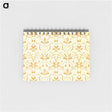 アートメモ帳-Yellow Botanical Pattern
 - 大英図書館 Memo.