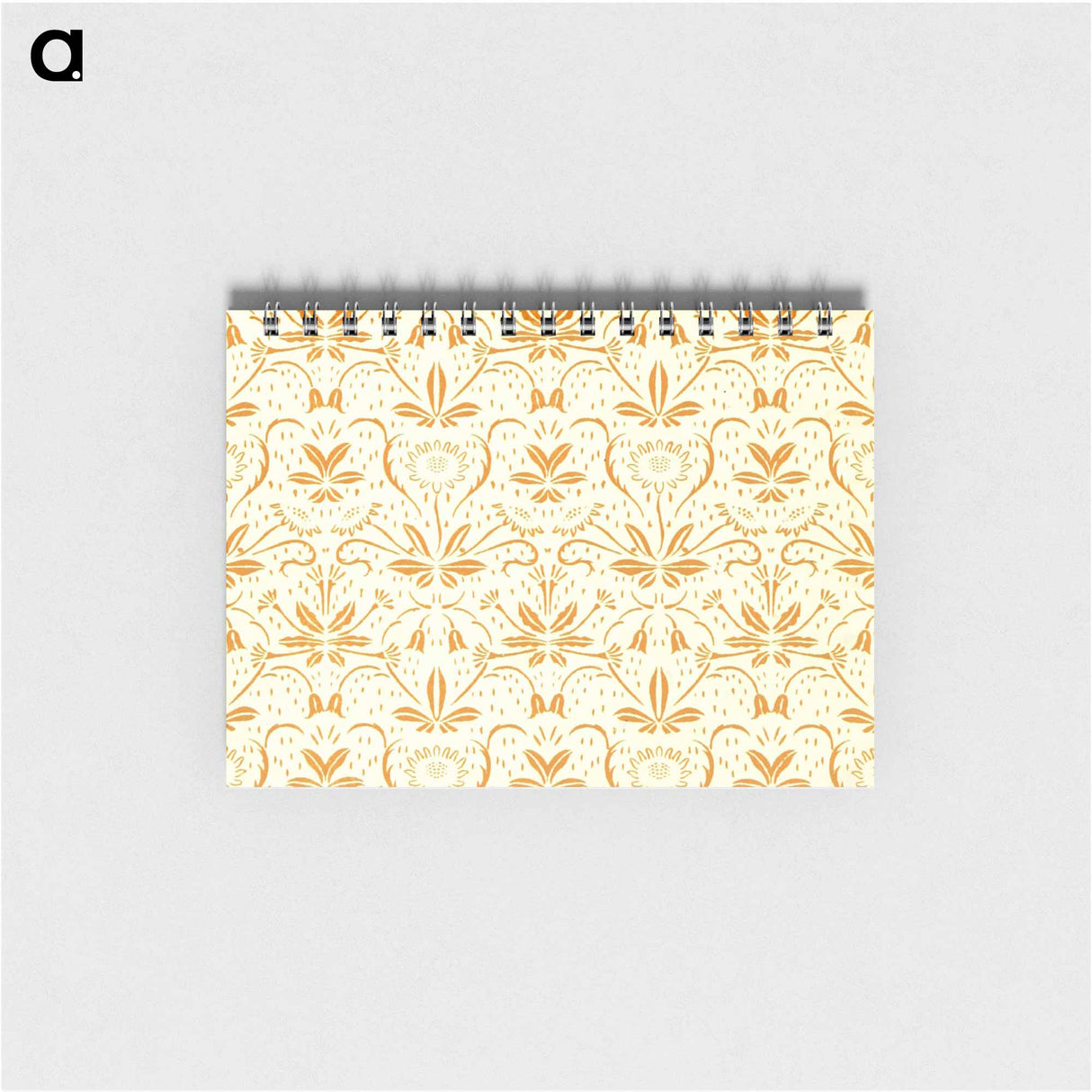 アートメモ帳-Yellow Botanical Pattern
 - 大英図書館 Memo.