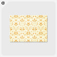 アートポストカード-Yellow Botanical Pattern
 - 大英図書館 Postcard.