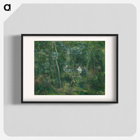 アートポスター-Edge of the Woods Near L'Hermitage, Pontoise - カミーユ ピサロ Poster.