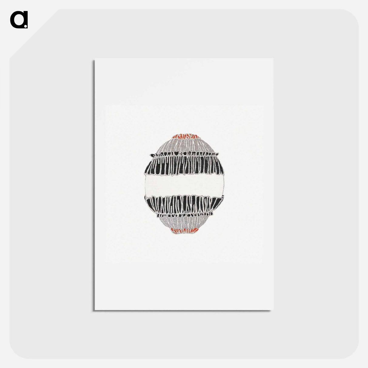 アートポストカード-Rubans aux Ombrelles aux Manchons
 - シャルル マルタン Postcard.
