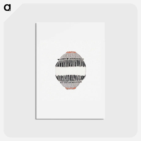 アートポストカード-Rubans aux Ombrelles aux Manchons
 - シャルル マルタン Postcard.