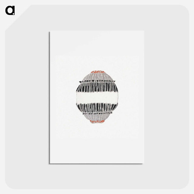 アートポストカード-Rubans aux Ombrelles aux Manchons
 - シャルル マルタン Postcard.