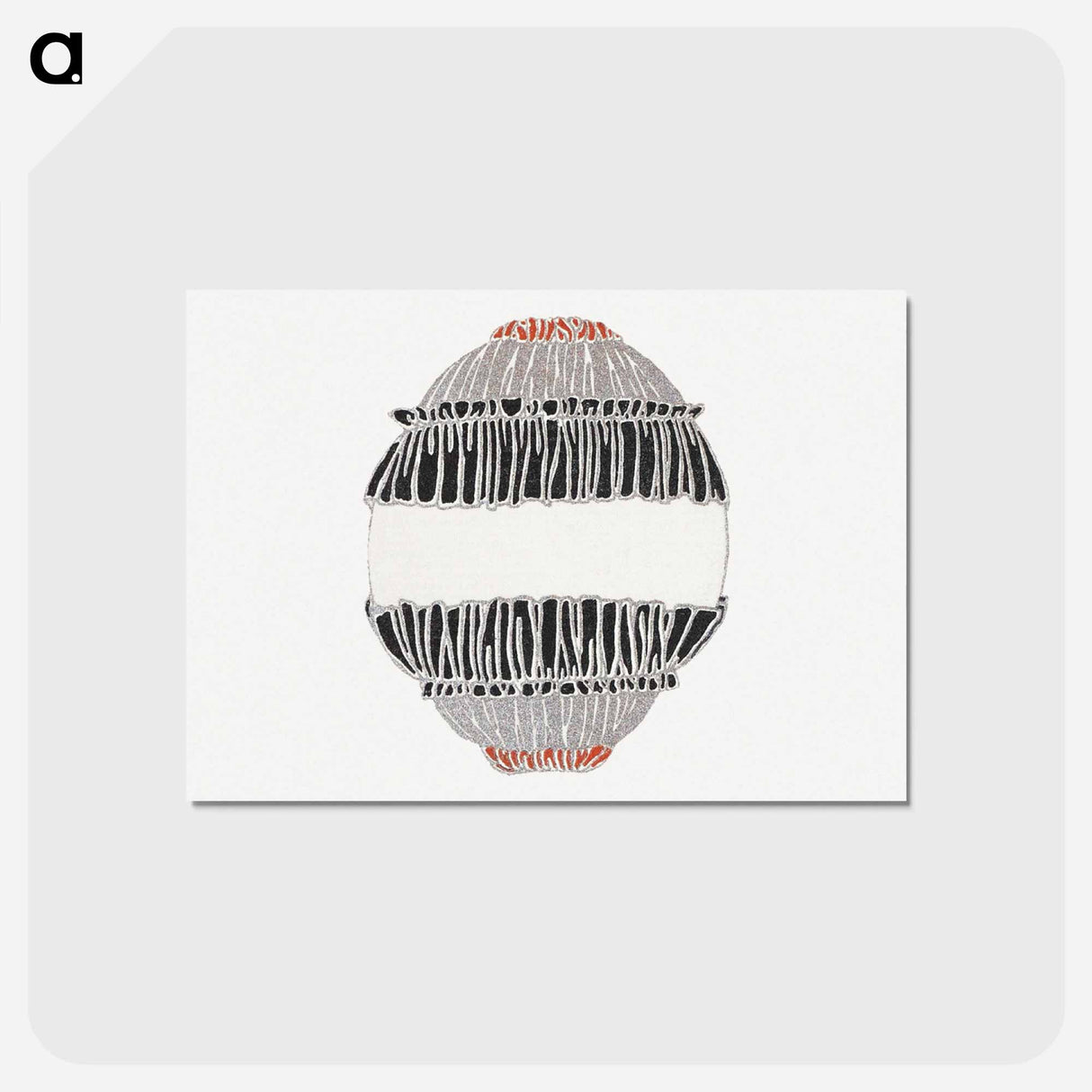 アートポストカード-Rubans aux Ombrelles aux Manchons
 - シャルル マルタン Postcard.