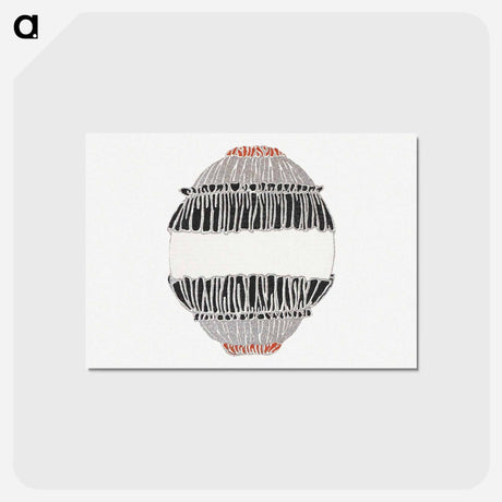 アートポストカード-Rubans aux Ombrelles aux Manchons
 - シャルル マルタン Postcard.