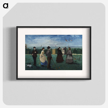 アートポスター-Edouard Manet's famous painting - エドゥアール マネ Poster.