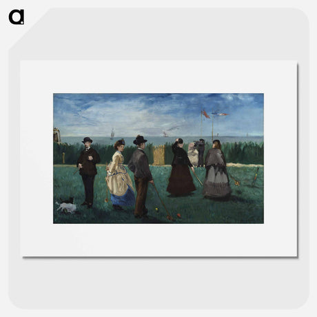 アートポスター-Edouard Manet's famous painting - エドゥアール マネ Poster.