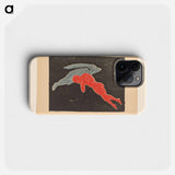 Tweet multiple figures - Edvard Munch Phone Case.