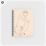 Female Nude Bending to the Left - エゴン シーレ Memo.