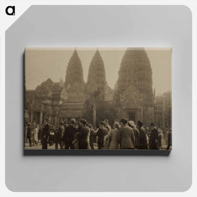 アートパネル-Replica of Angkor Wat at the L'exposition coloniale internationale, Paris - エリック リー ジョンソン Canvas.