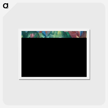 アートポストカード-The little monkey - フランツ マルク Postcard.