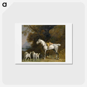 アートポストカード-The Third Duke of Richmond with the Charleton Hunt
 - ジョージ スタッブス Postcard.