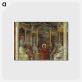アートポストカード-Christ among the Doctors - ジョット ディ ボンドーネ Postcard.