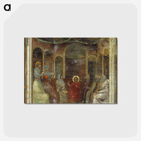 アートポストカード-Christ among the Doctors - ジョット ディ ボンドーネ Postcard.