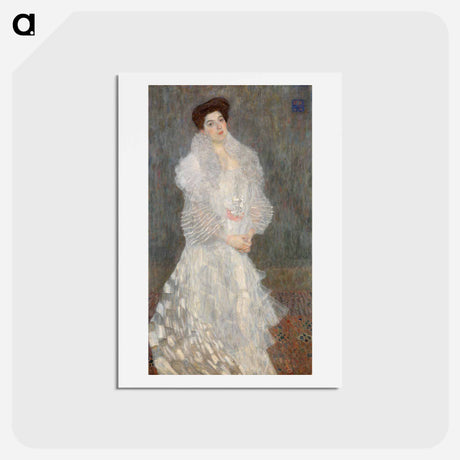 アートポストカード-Portrait of Hermine Gallia - グスタフ クリムト Postcard.