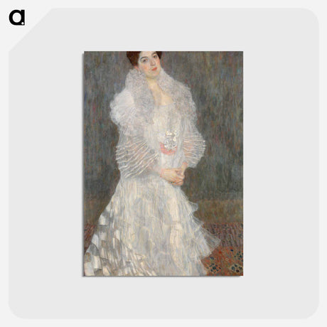 アートポストカード-Portrait of Hermine Gallia - グスタフ クリムト Postcard.